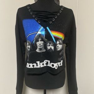 Pink Floyd Lace-up Crop Sweater 🤙🏼